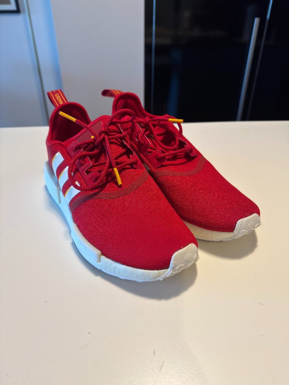 adidas NMD_R1 Red GX9888 Boost Sneaker Men's 9.5 Women's 10.5